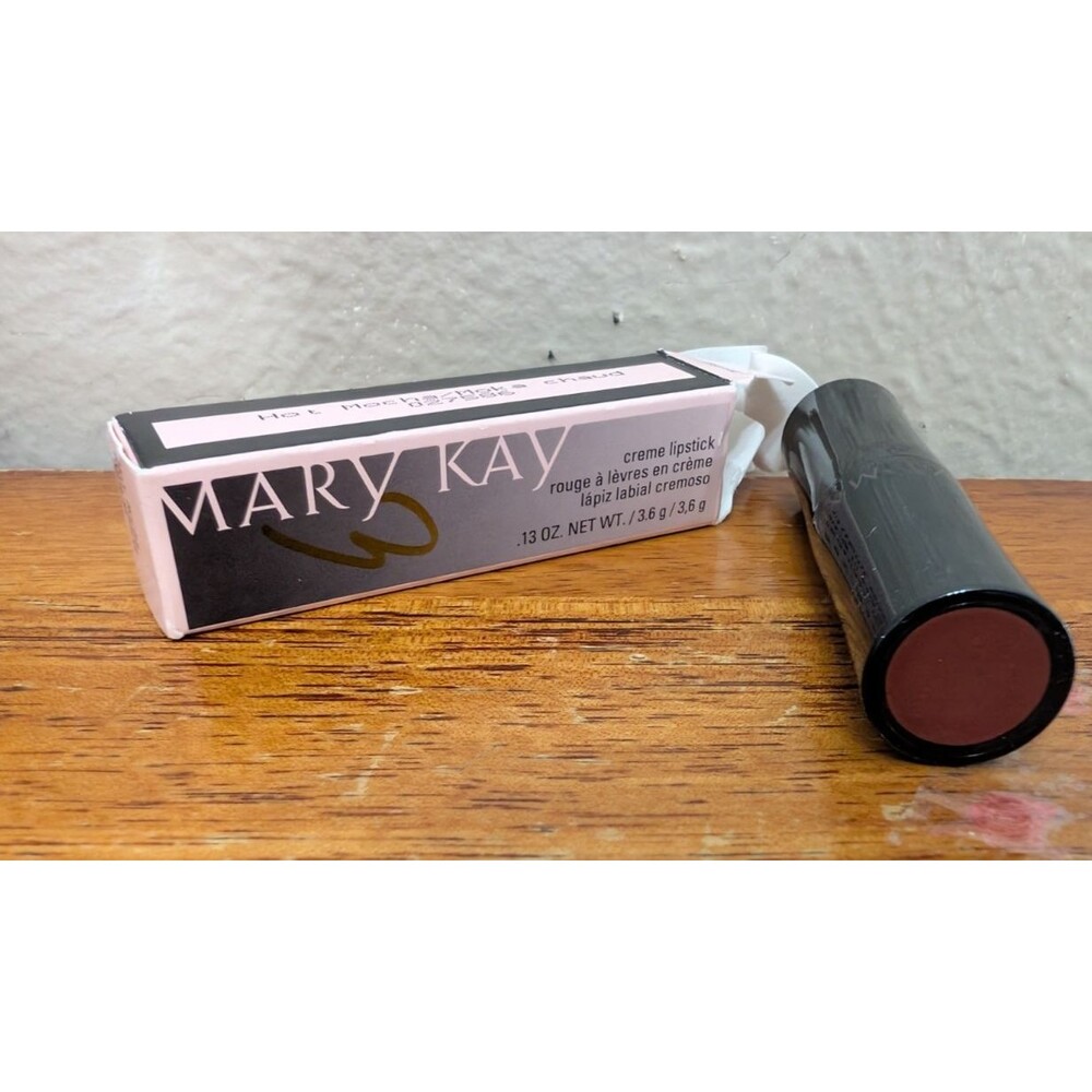 Mary Kay Creme Lipstick HOT MOCHA 027586 Full Size New Box Discontinued